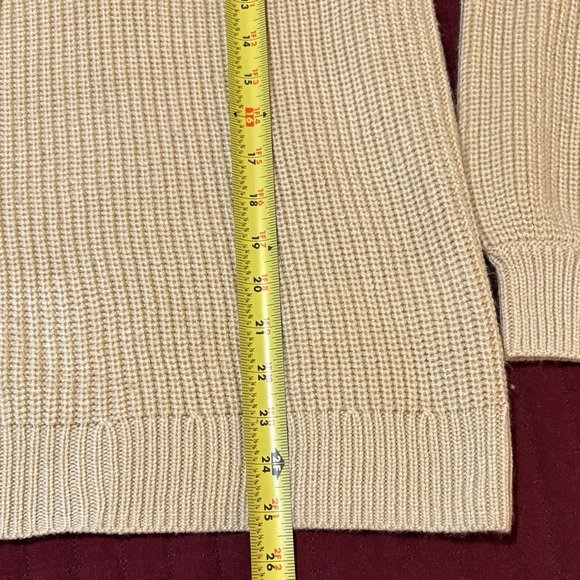 Motherhood Maternity Cream Crew Neck Knit Sweater Size Small - Picture 8 of 9